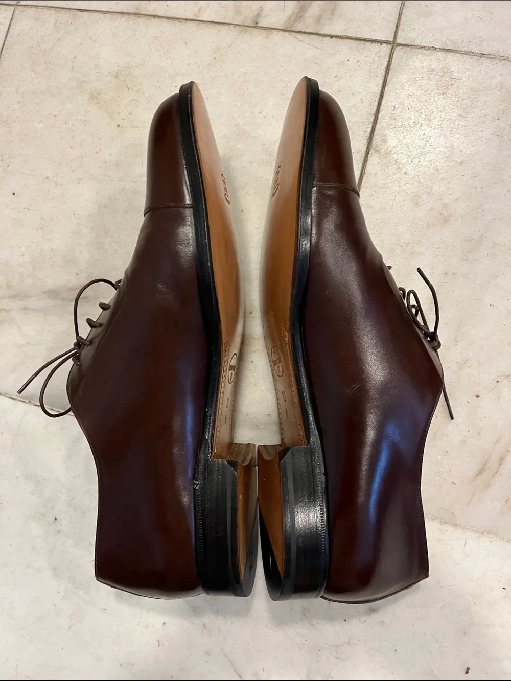 Men’s Bruno Magli Brown Leather Shoes
